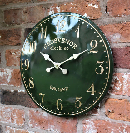 Outdoor Indoor Garden Wall Clock Station Hand Painted Church Clock Home Decor