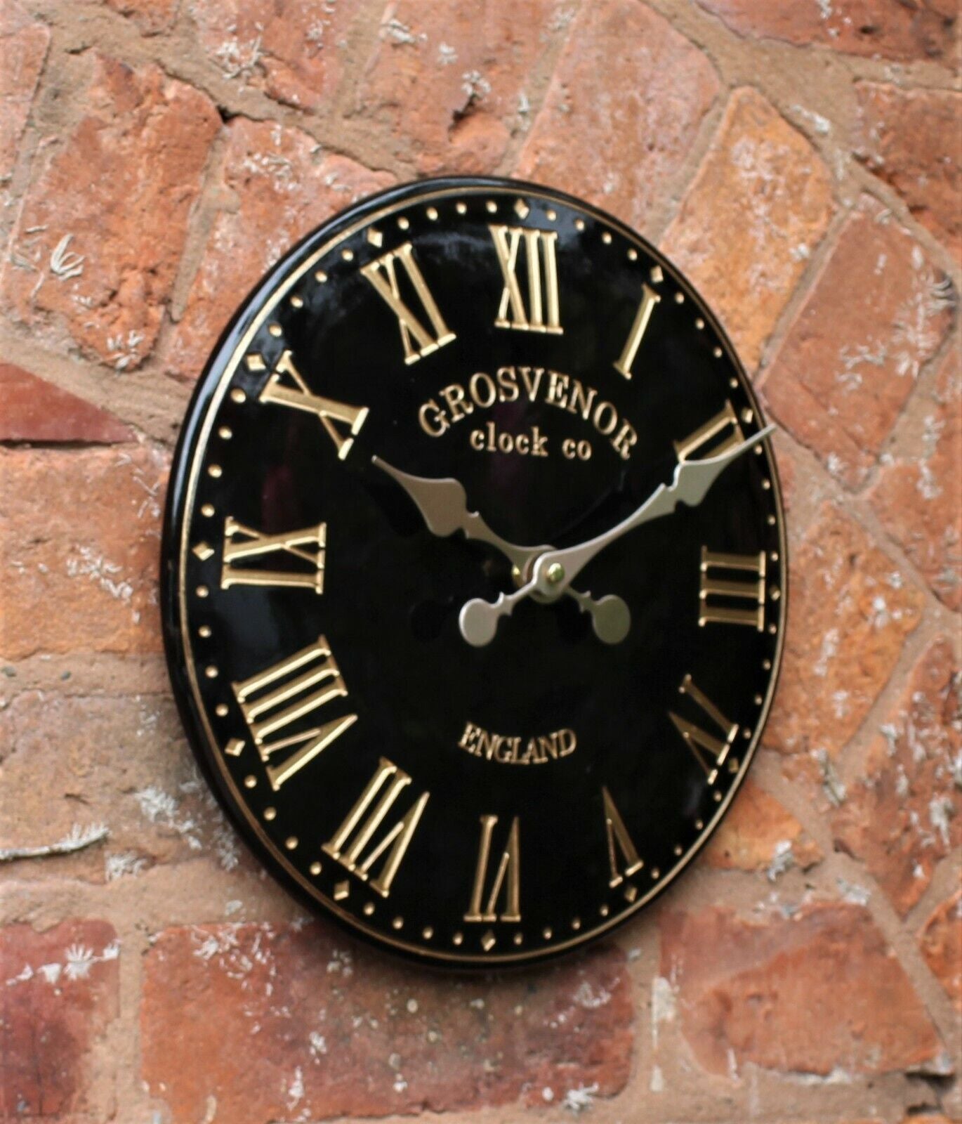 Outdoor Indoor Garden Wall Clock Station Hand Painted Church Clock Home Decor