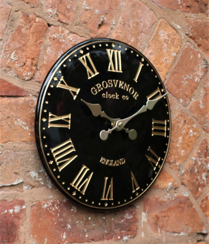 Outdoor Indoor Garden Wall Clock Station Hand Painted Church Clock Home Decor