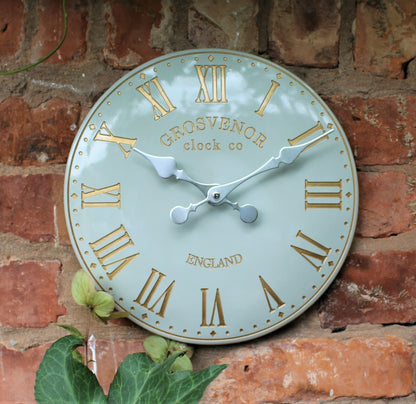 Outdoor Indoor Garden Wall Clock Station Hand Painted Church Clock Home Decor
