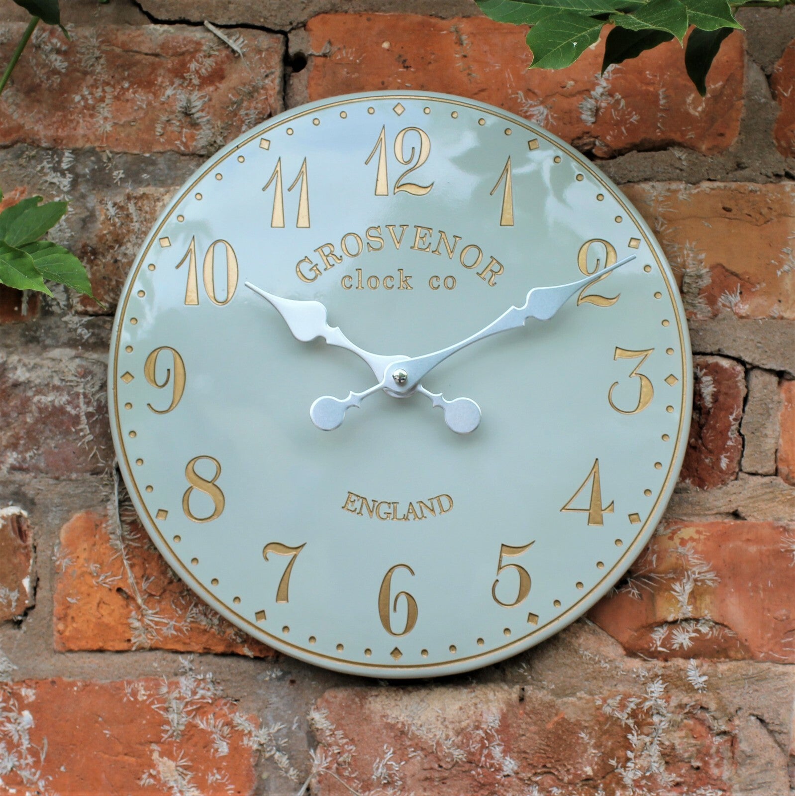 Outdoor Indoor Garden Wall Clock Station Hand Painted Church Clock Home Decor