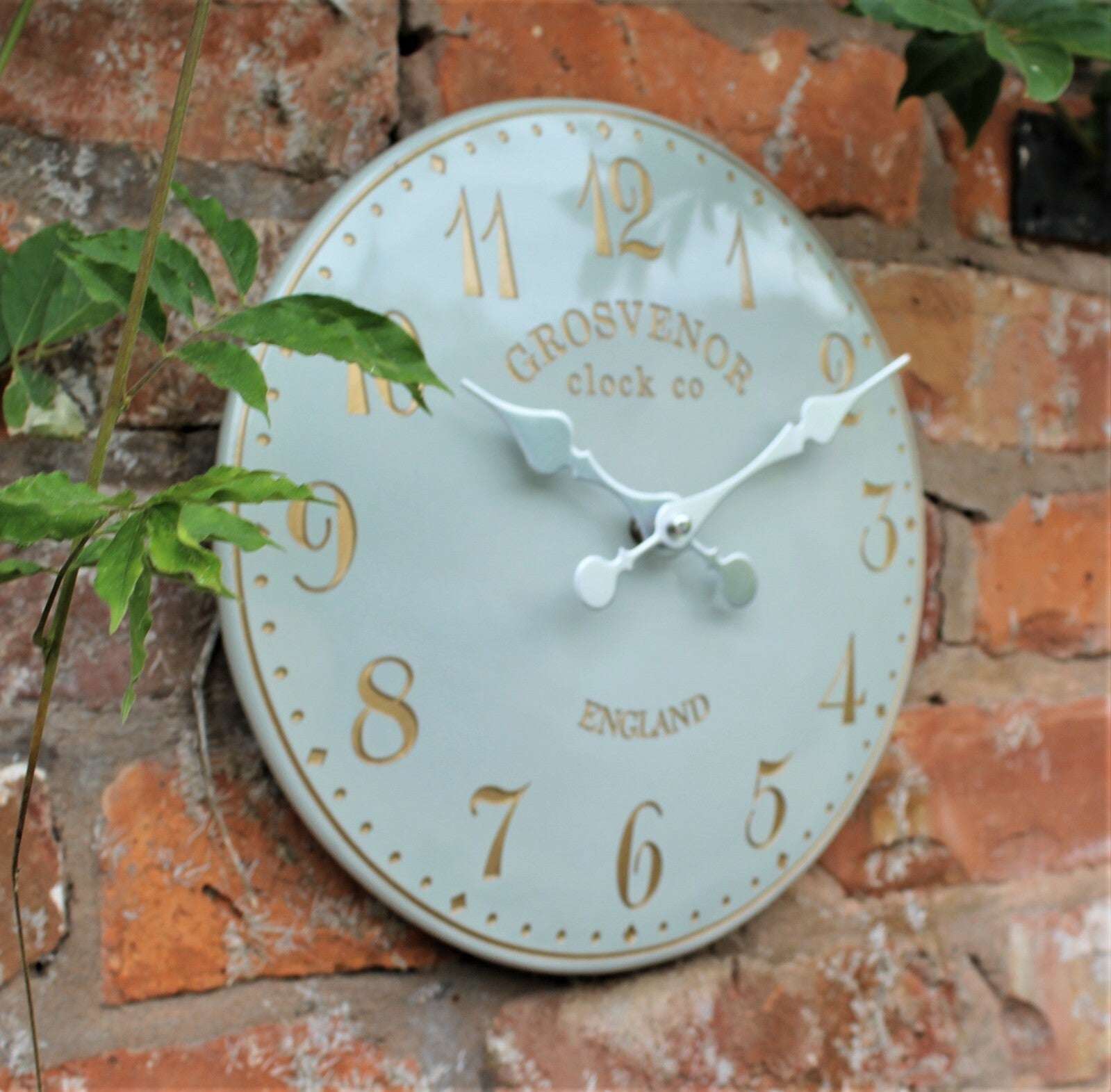 Outdoor Indoor Garden Wall Clock Station Hand Painted Church Clock Home Decor