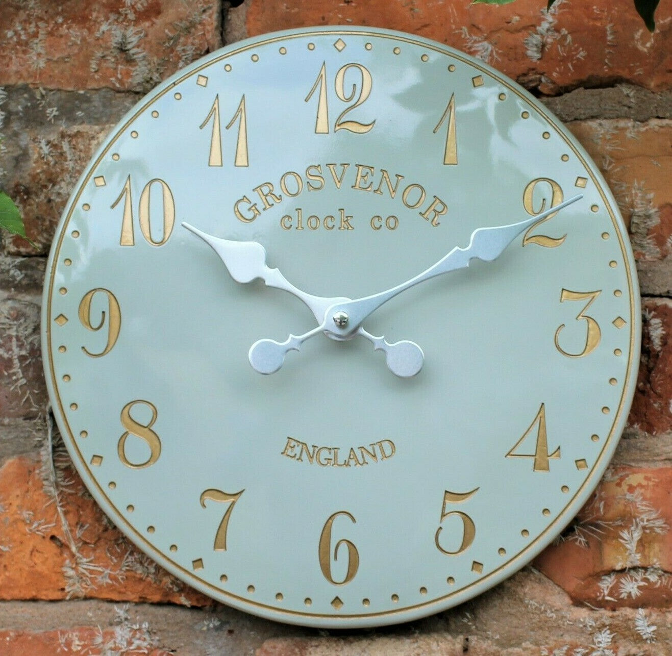 Outdoor Indoor Garden Wall Clock Station Hand Painted Church Clock Home Decor