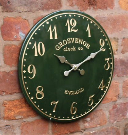 Outdoor Indoor Garden Wall Clock Station Hand Painted Church Clock Home Decor