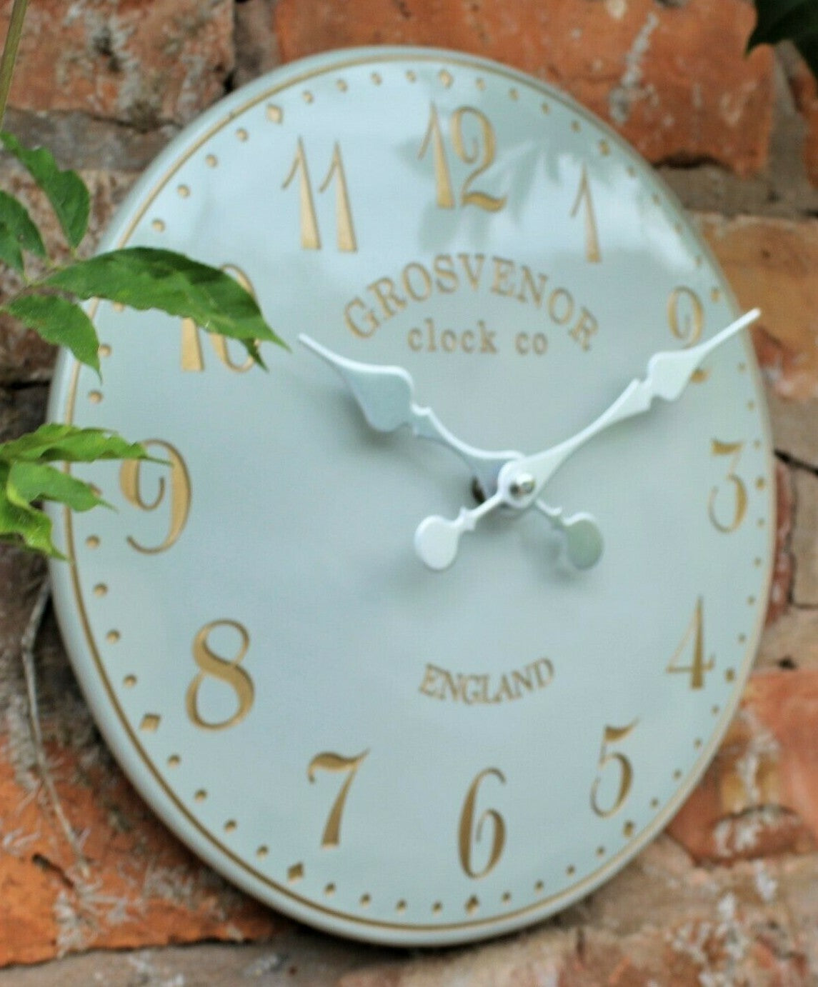 Outdoor Indoor Garden Wall Clock Station Hand Painted Church Clock Home Decor