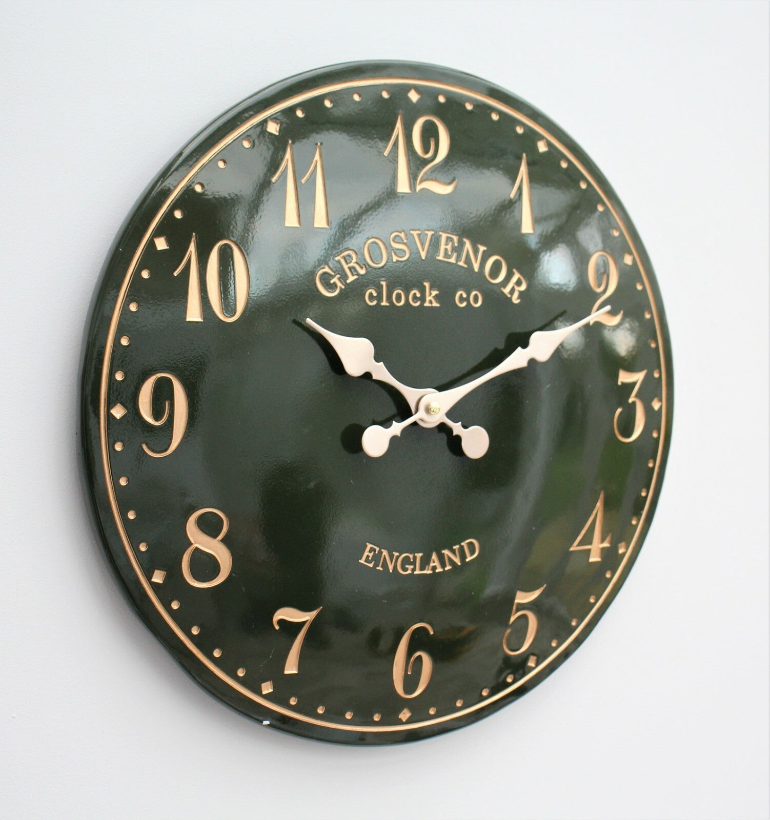 Outdoor Indoor Garden Wall Clock Station Hand Painted Church Clock Home Decor