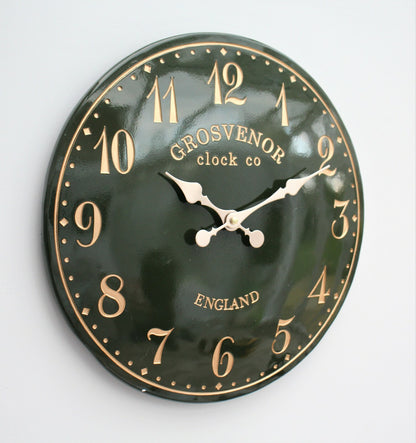 Outdoor Indoor Garden Wall Clock Station Hand Painted Church Clock Home Decor