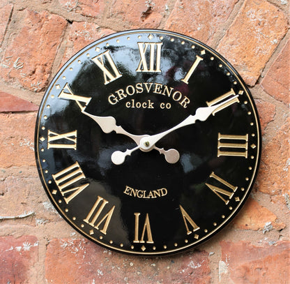 Outdoor Indoor Garden Wall Clock Station Hand Painted Church Clock Home Decor