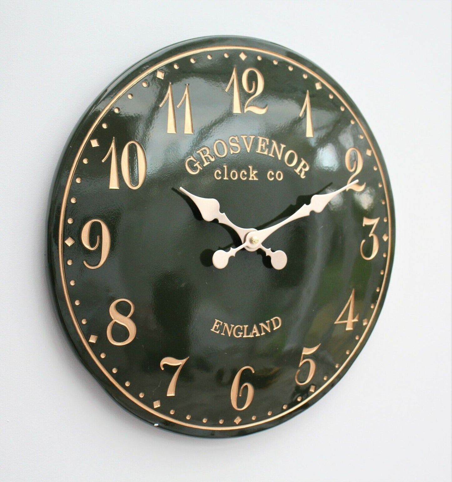 Outdoor Indoor Garden Wall Clock Station Hand Painted Church Clock Home Decor