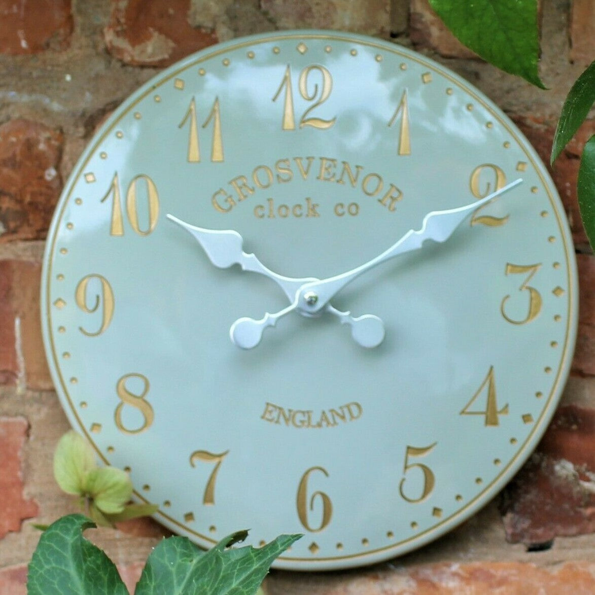 Outdoor Indoor Garden Wall Clock Station Hand Painted Church Clock Home Decor