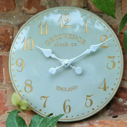 Outdoor Indoor Garden Wall Clock Station Hand Painted Church Clock Home Decor